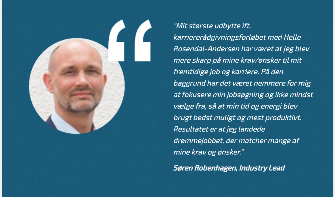 Karrierer&aring;dgivning resultater